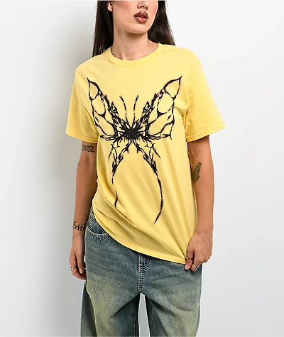 Vitriol Airbrushed Fly Yellow T-Shirt