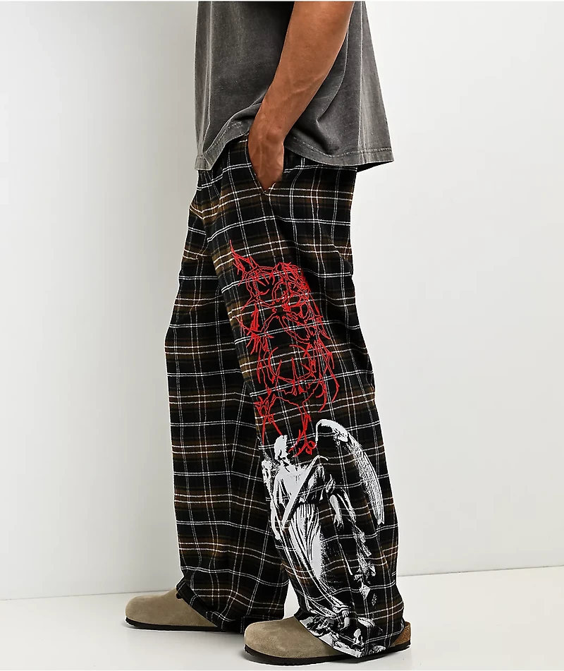 Vitriol Angel Black & Brown Lounge Pants
