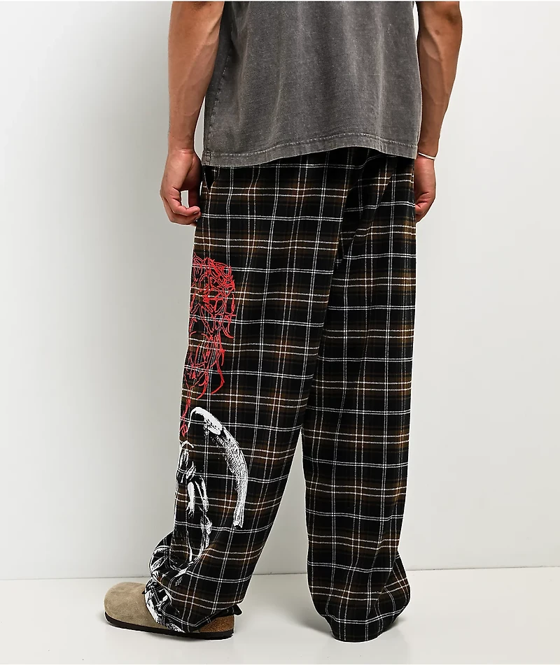 Vitriol Angel Black & Brown Lounge Pants