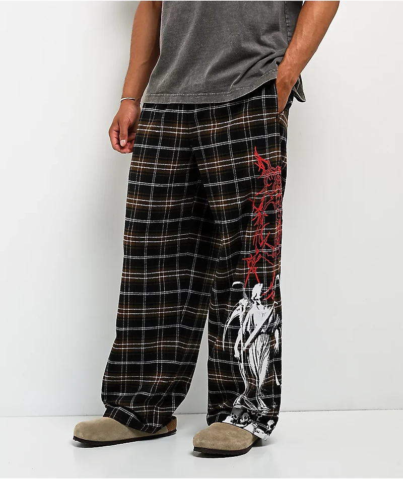 Vitriol Angel Black & Brown Lounge Pants