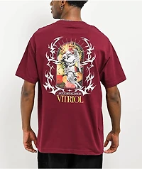 Vitriol Angelish Maroon T-Shirt
