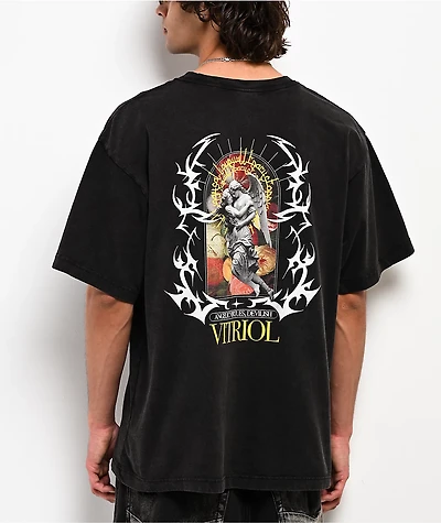 Vitriol Angelish Vintage Black T-Shirt