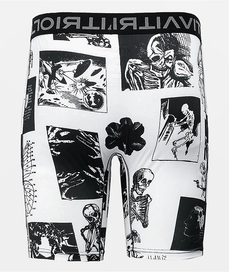 Vitriol Anime Black & White Boxer Briefs