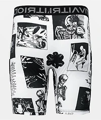 Vitriol Anime Black & White Boxer Briefs