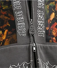 Vitriol Arches Grey Wash Zip Hoodie