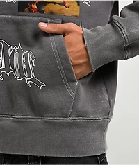 Vitriol Arches Grey Wash Zip Hoodie