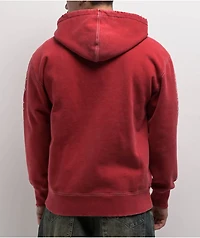 Vitriol Arches Red Zip Hoodie