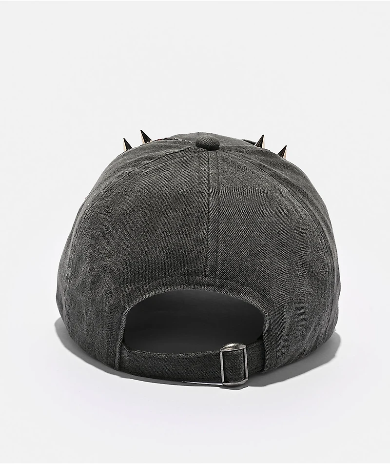 Vitriol Atlas Distressed Black Snapback Hat