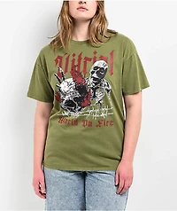 Vitriol Augusta Green Mineral Wash T-Shirt
