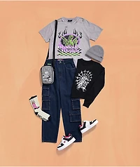 Vitriol Augustine Mystics Grey Boyfriend T-Shirt