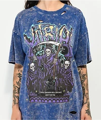 Vitriol Augustine Reapers Blue boyfriend T-Shirt