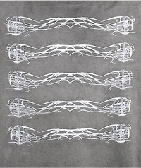 Vitriol Band Geek Charcol Grey Wash T-Shirt