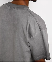 Vitriol Band Geek Charcol Grey Wash T-Shirt
