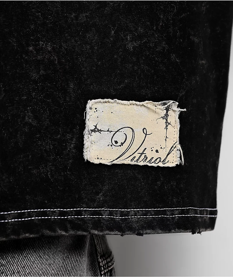 Vitriol Bane Black Wash Long Sleeve T-Shirt