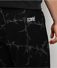 Vitriol Barbed Angel Black Lounge Pants