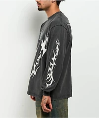 Vitriol Be Not Afraid Black Wash Long Sleeve T-Shirt
