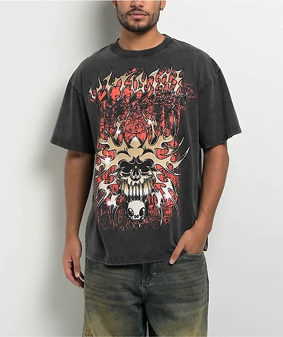 Vitriol Biospider Black Wash T-Shirt