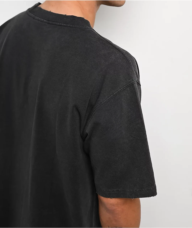 Vitriol Blackberry Stone Grey Wash T-Shirt