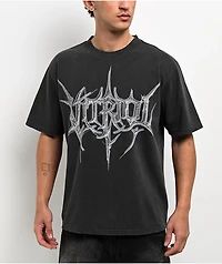 Vitriol Blackberry Stone Grey Wash T-Shirt