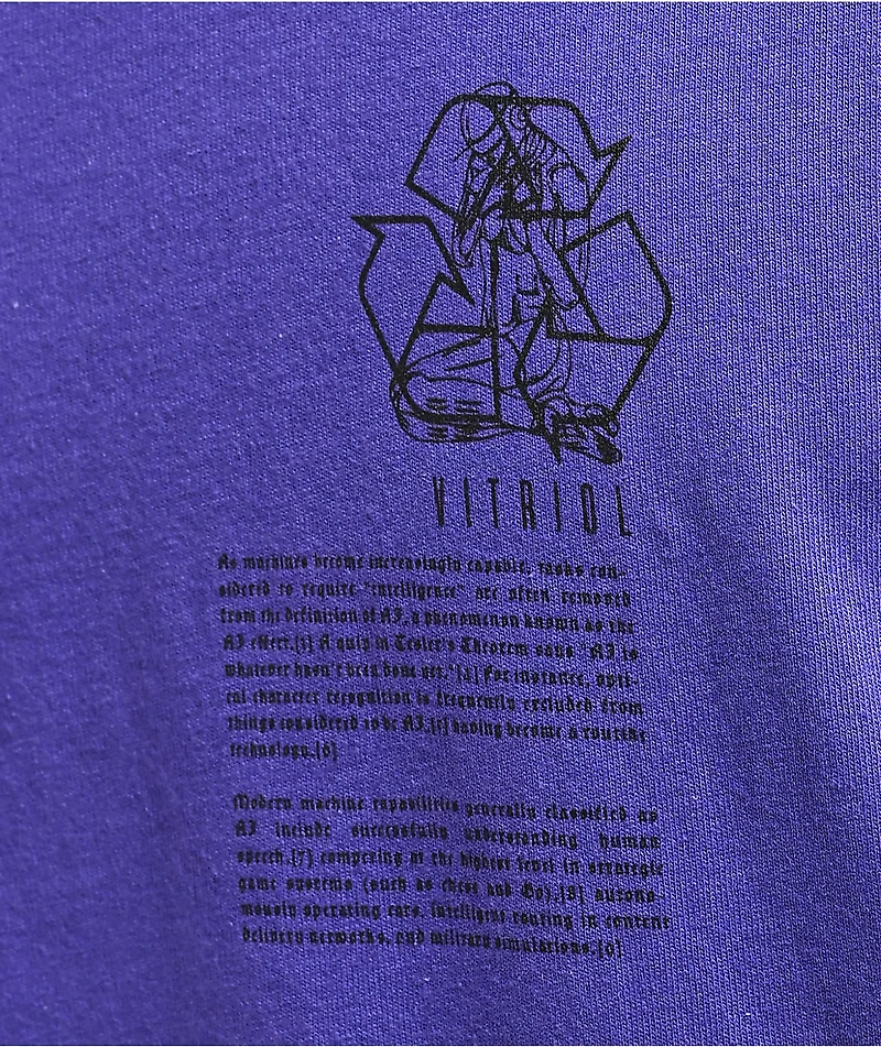 Vitriol Brain Scan Purple T-Shirt