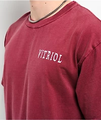 Vitriol Burial Maroon T-Shirt