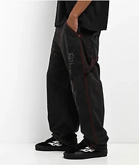 Vitriol Butcher Black & Red Canvas Pants