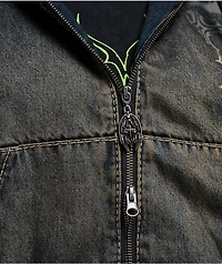 Vitriol Camden Hooded Denim Jacket