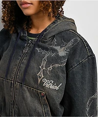 Vitriol Camden Hooded Denim Jacket