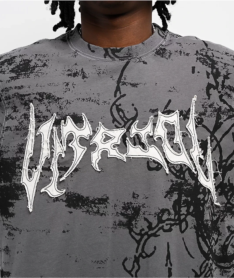 Vitriol Chains Grey Long Sleeve T-Shirt