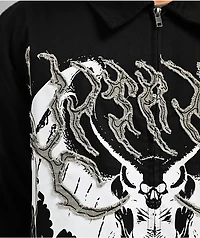 Vitriol Channel Black Zip Work Shirt