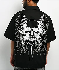Vitriol Channel Black Zip Work Shirt