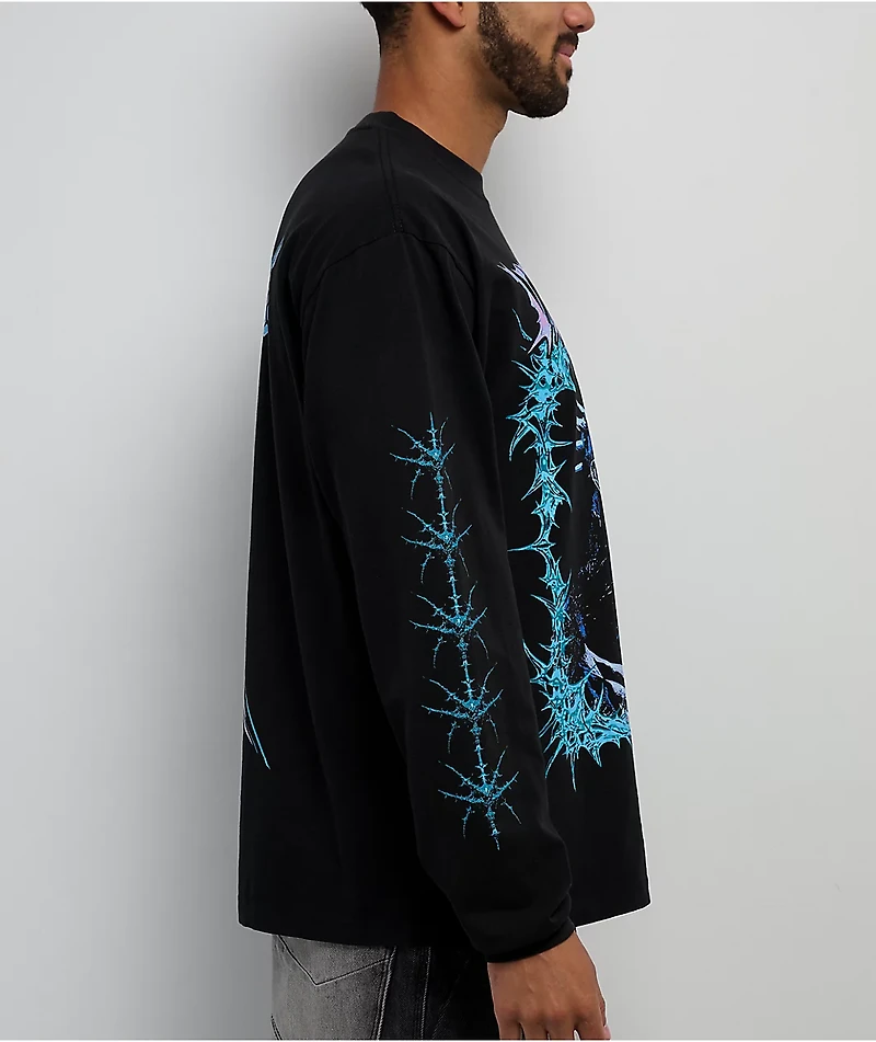 Vitriol Chrome Bones Vintage Black T-Shirt