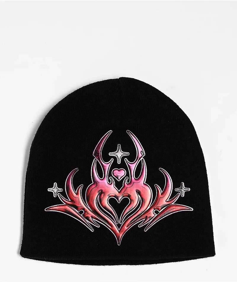 Vitriol Chrome Veil Black Beanie