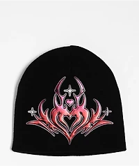 Vitriol Chrome Veil Black Beanie