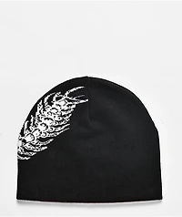 Vitriol Crawl Black & Red Reversible Skully Beanie