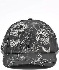 Vitriol Crypto Skull Black Snapback Hat