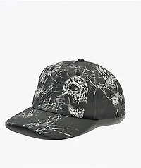 Vitriol Crypto Skull Black Snapback Hat