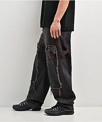 Vitriol Cursed Butcher Black Wash Carpenter Pants