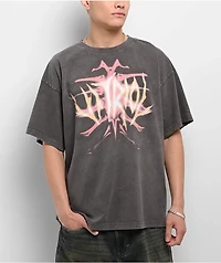 Vitriol Cyber Airbrush Vintage Grey T-Shirt