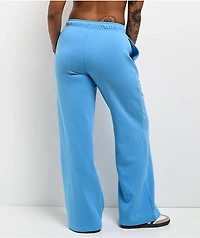 Vitriol Cyber Dragon Blue Wide Leg Sweatpants