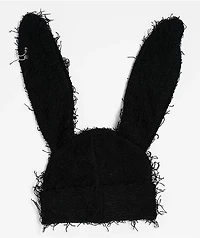 Vitriol Cyber Heart Black Bunny Beanie