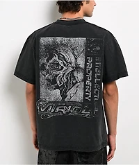 Vitriol Cyber Punk Creatures Grey Wash T-Shirt