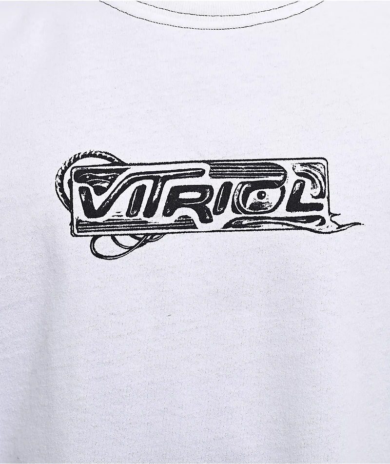 Vitriol Cyber Punk Creatures White Boxy T-Shirt