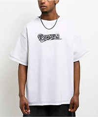 Vitriol Cyber Punk Creatures White Boxy T-Shirt