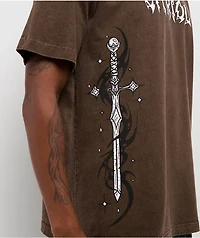 Vitriol Cyber Sword Brown T-Shirt