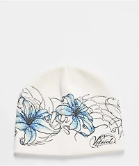 Vitriol Cyberorganic White Skully Beanie