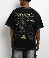 Vitriol Cyberpunk Creature Black T-Shirt