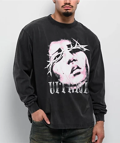 Vitriol Damisel Vintage Black Long Sleeve T-Shirt