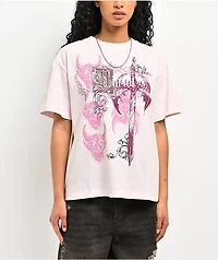Vitriol Dark Fantasy Pink T-Shirt