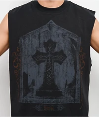 Vitriol Dark Frame Black Tank Top